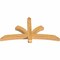 Ekena Millwork Davenport Rough Sawn Timber Gable Bracket, Western Red Cedar, 60"W x 32"H x 4"D x 4"F, 13/12 Pitch GBW060X32X0404DAV00RWR - alternate 3